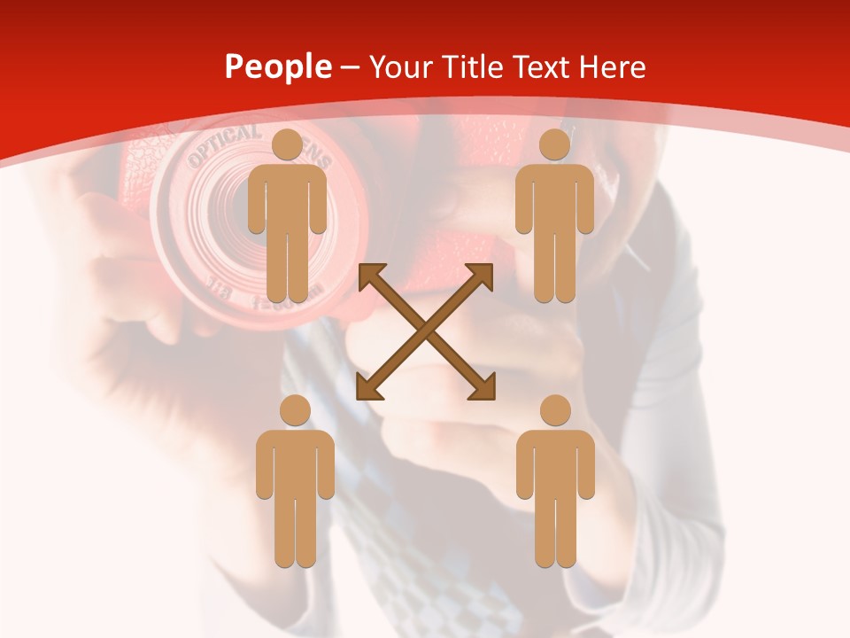 Face Picture Hand PowerPoint Template