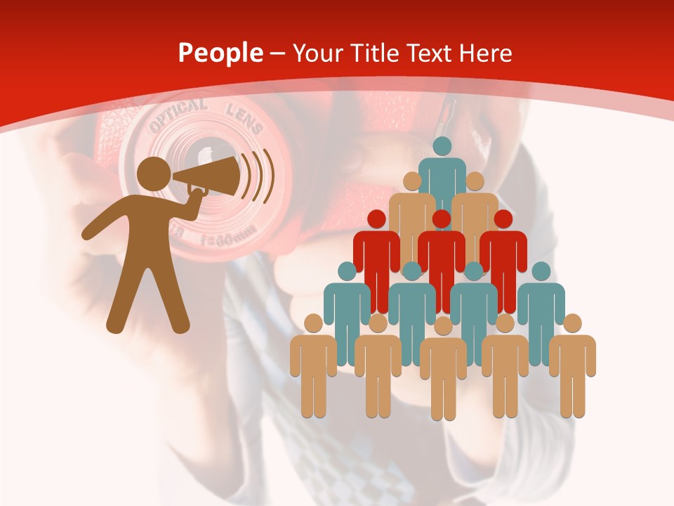 Face Picture Hand PowerPoint Template