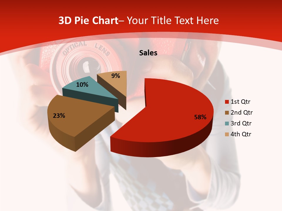 Face Picture Hand PowerPoint Template
