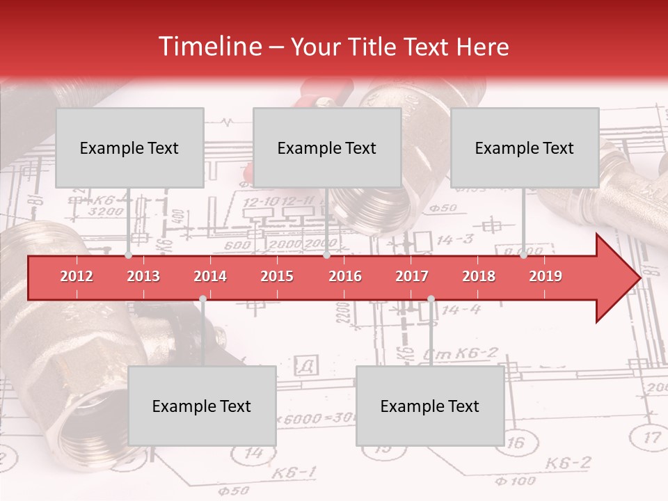 Wrench Isolated Pipes PowerPoint Template