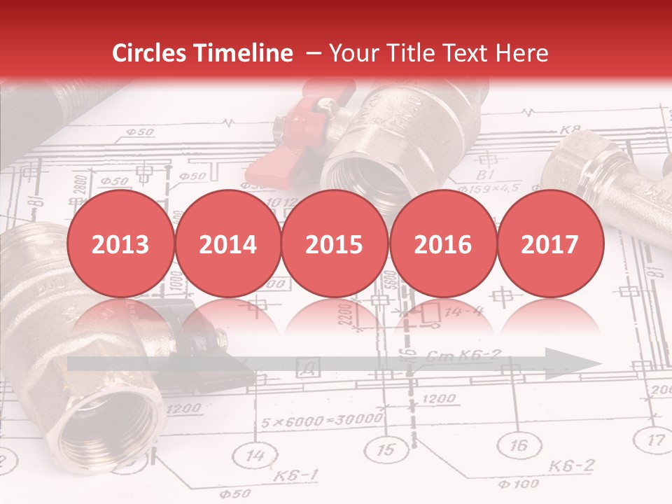 Wrench Isolated Pipes PowerPoint Template
