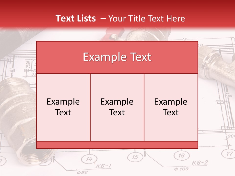 Wrench Isolated Pipes PowerPoint Template