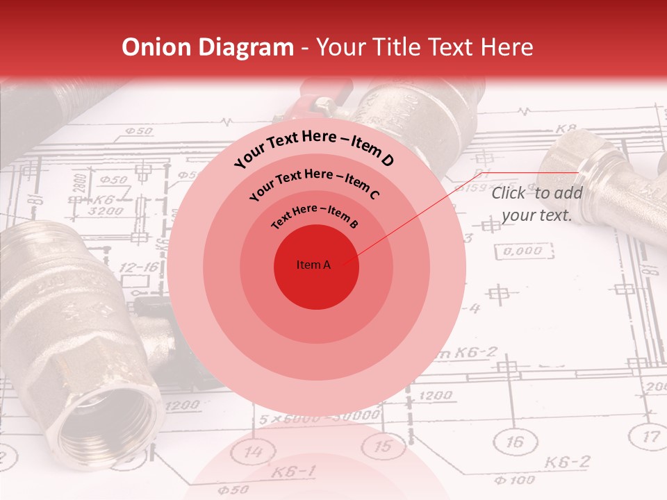 Wrench Isolated Pipes PowerPoint Template