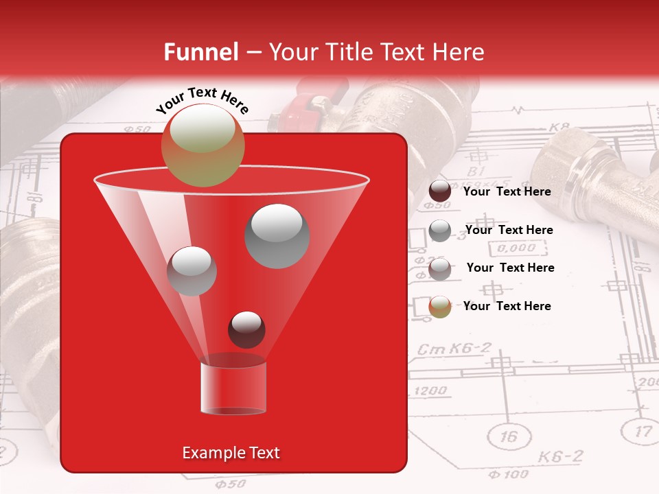 Wrench Isolated Pipes PowerPoint Template