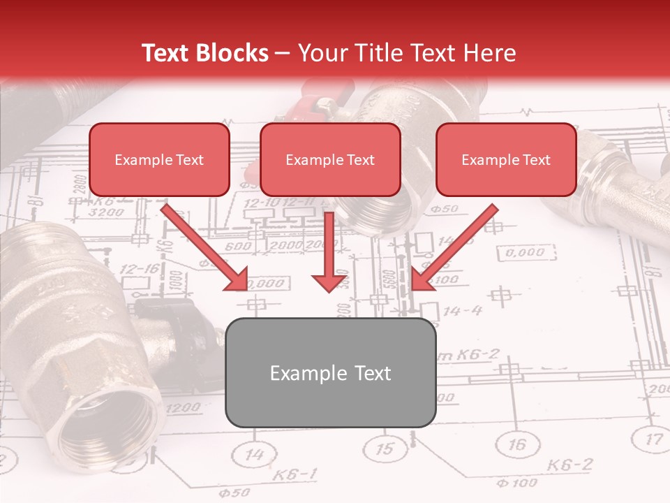 Wrench Isolated Pipes PowerPoint Template