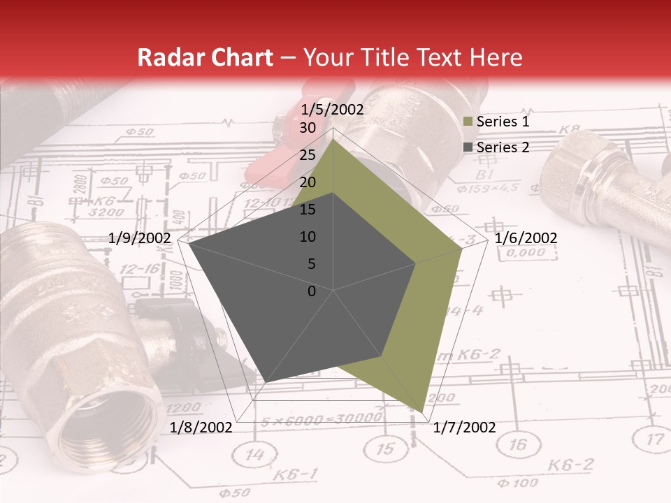 Wrench Isolated Pipes PowerPoint Template