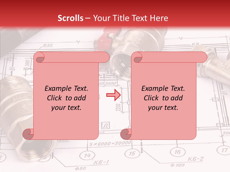 Wrench Isolated Pipes PowerPoint Template