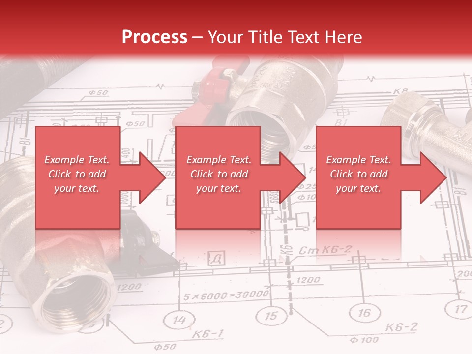 Wrench Isolated Pipes PowerPoint Template