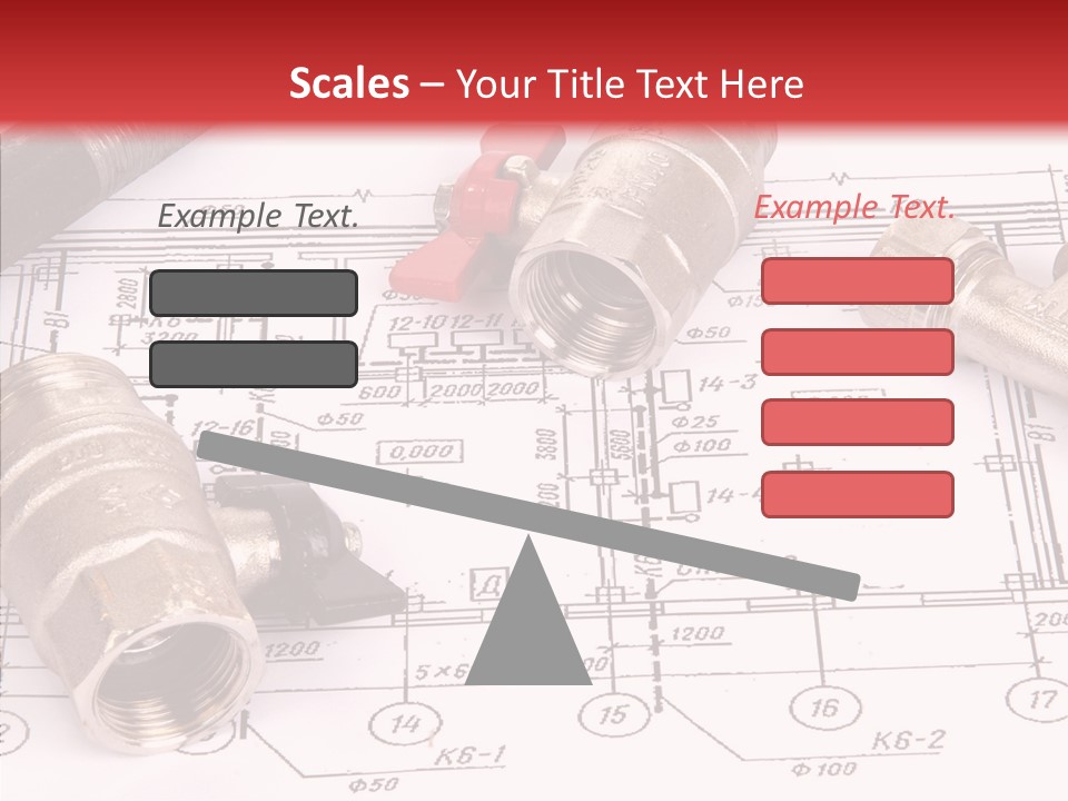 Wrench Isolated Pipes PowerPoint Template