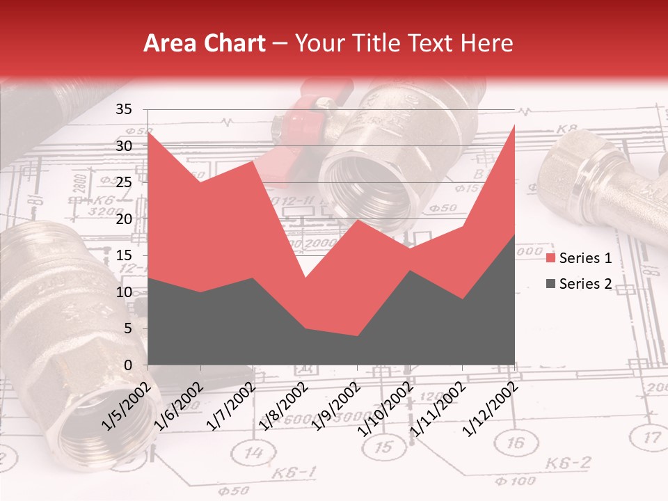 Wrench Isolated Pipes PowerPoint Template