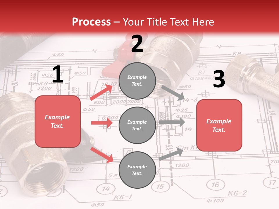 Wrench Isolated Pipes PowerPoint Template