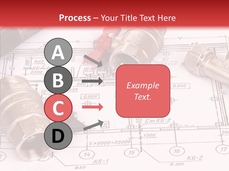 Wrench Isolated Pipes PowerPoint Template