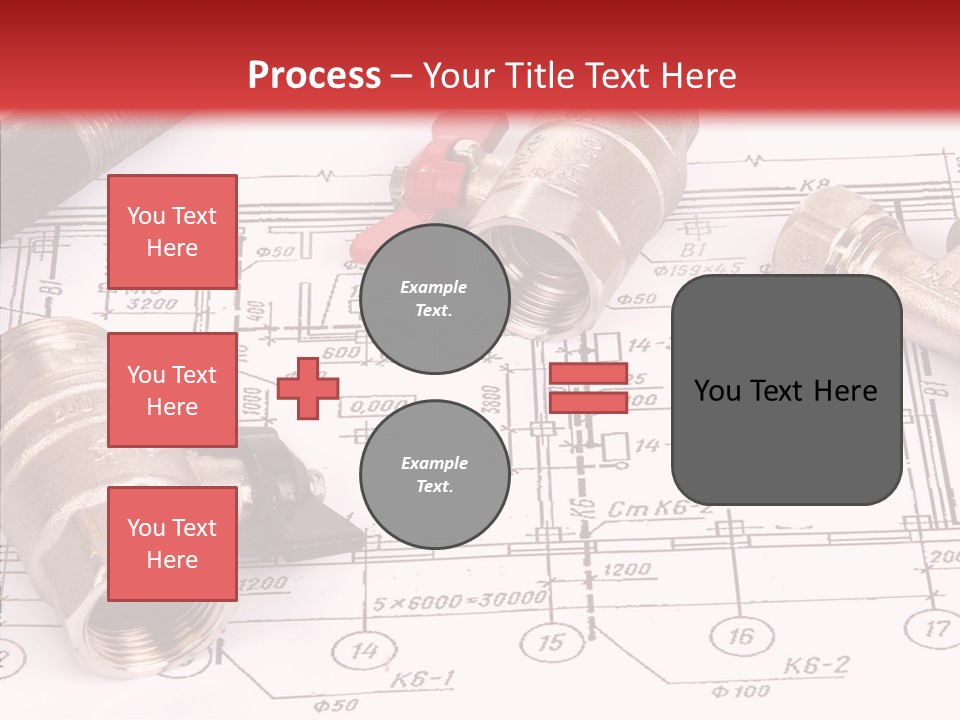 Wrench Isolated Pipes PowerPoint Template