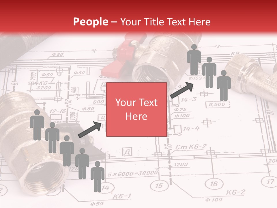 Wrench Isolated Pipes PowerPoint Template