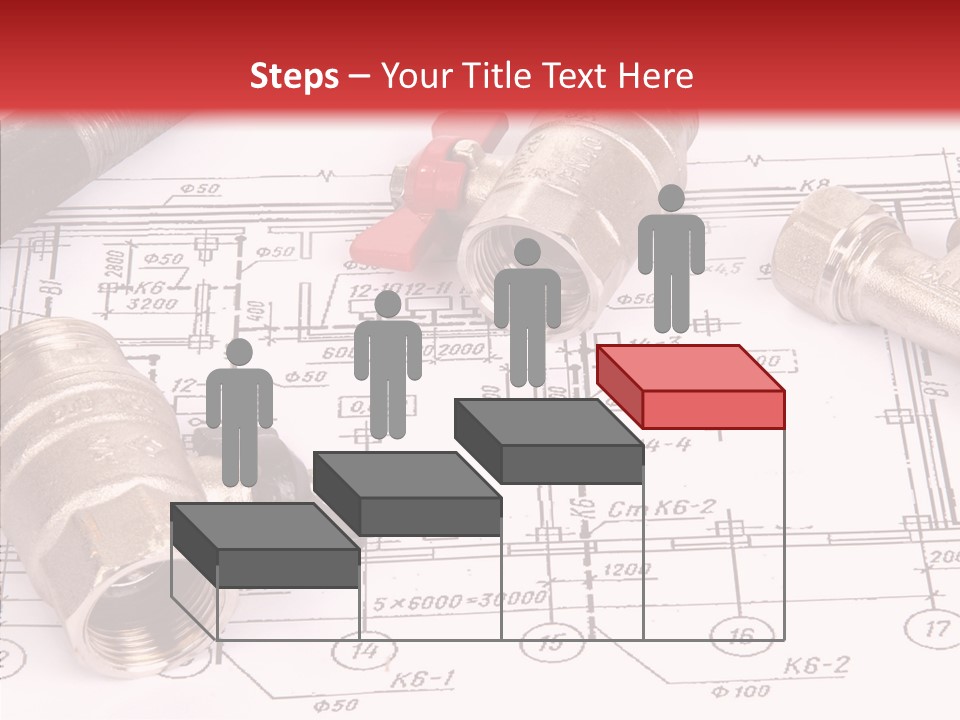 Wrench Isolated Pipes PowerPoint Template
