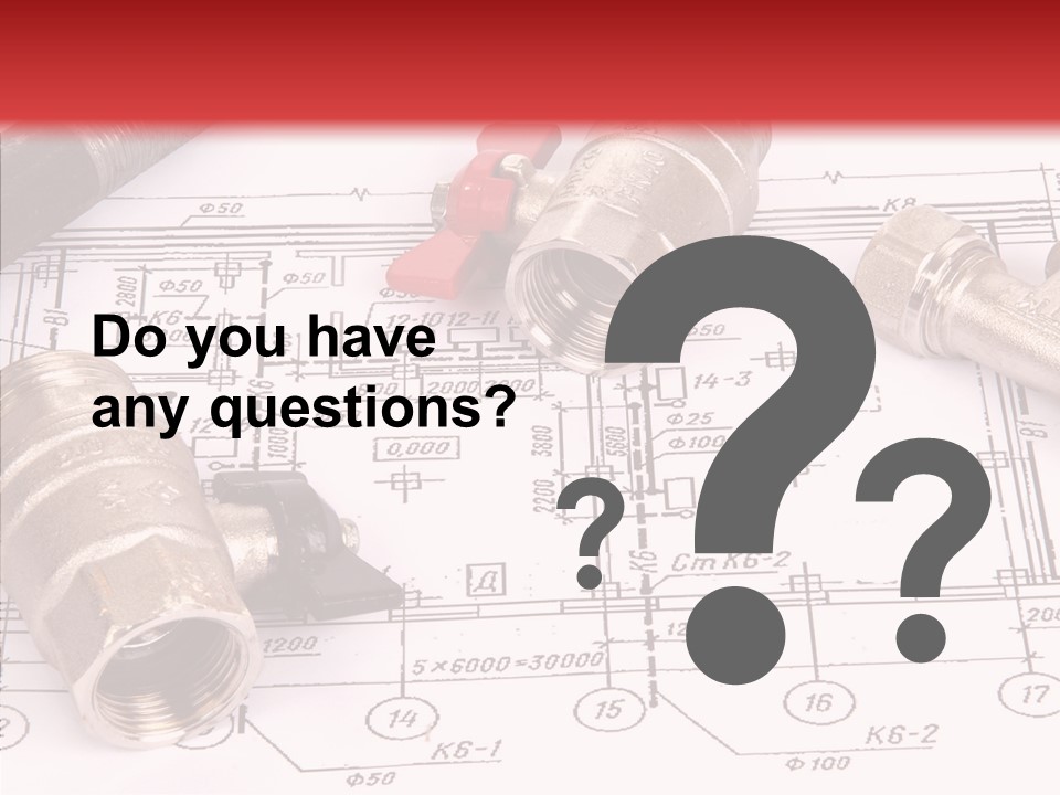 Wrench Isolated Pipes PowerPoint Template