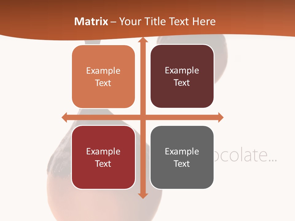Cocoa Vertical Close PowerPoint Template