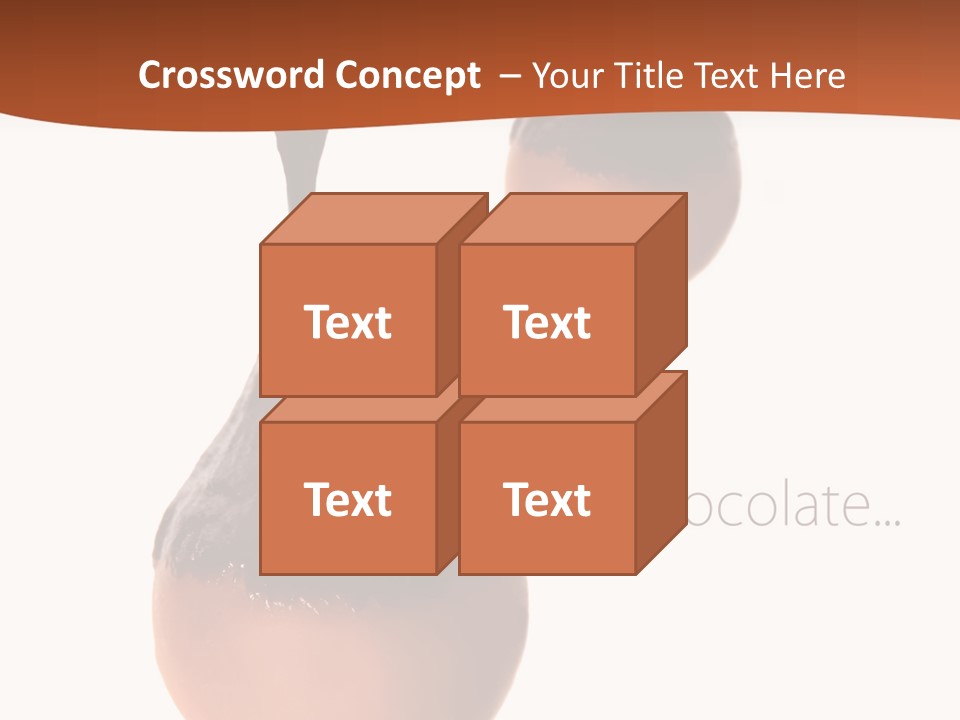 Cocoa Vertical Close PowerPoint Template