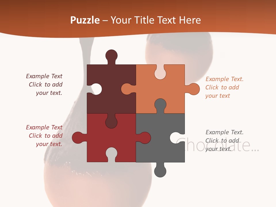 Cocoa Vertical Close PowerPoint Template