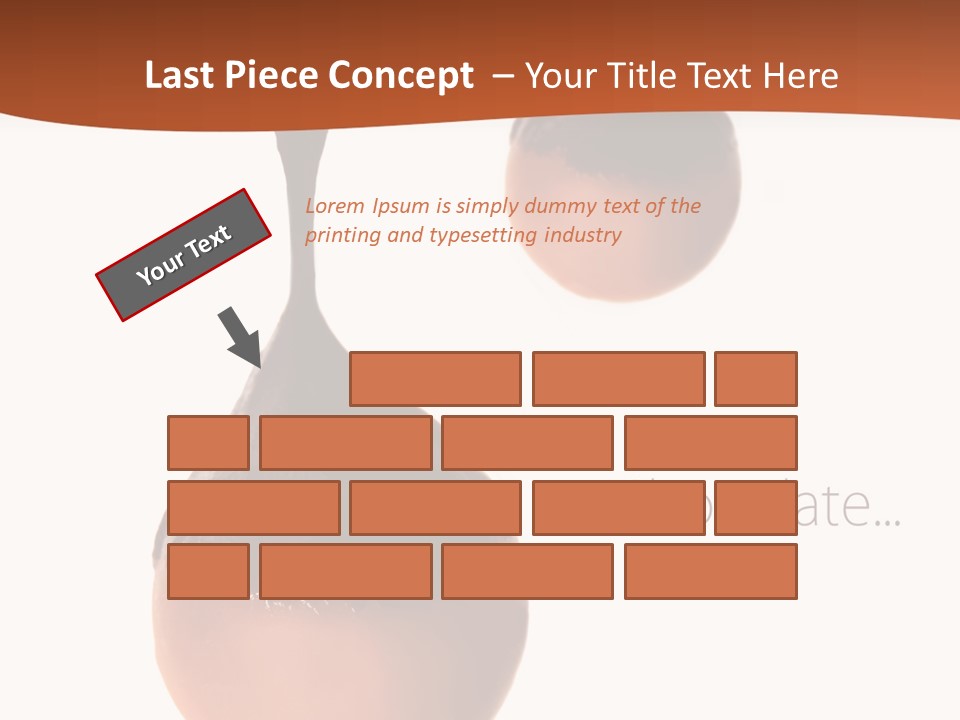 Cocoa Vertical Close PowerPoint Template