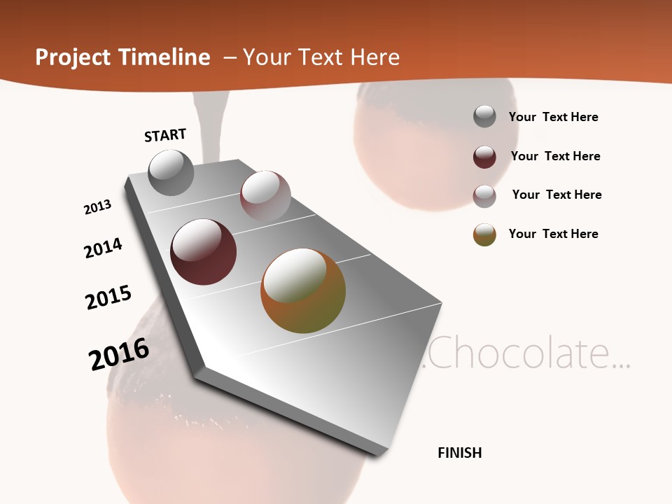 Cocoa Vertical Close PowerPoint Template