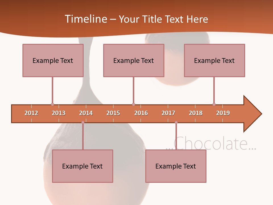 Cocoa Vertical Close PowerPoint Template