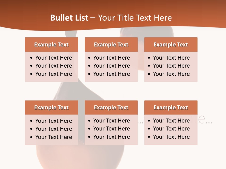 Cocoa Vertical Close PowerPoint Template