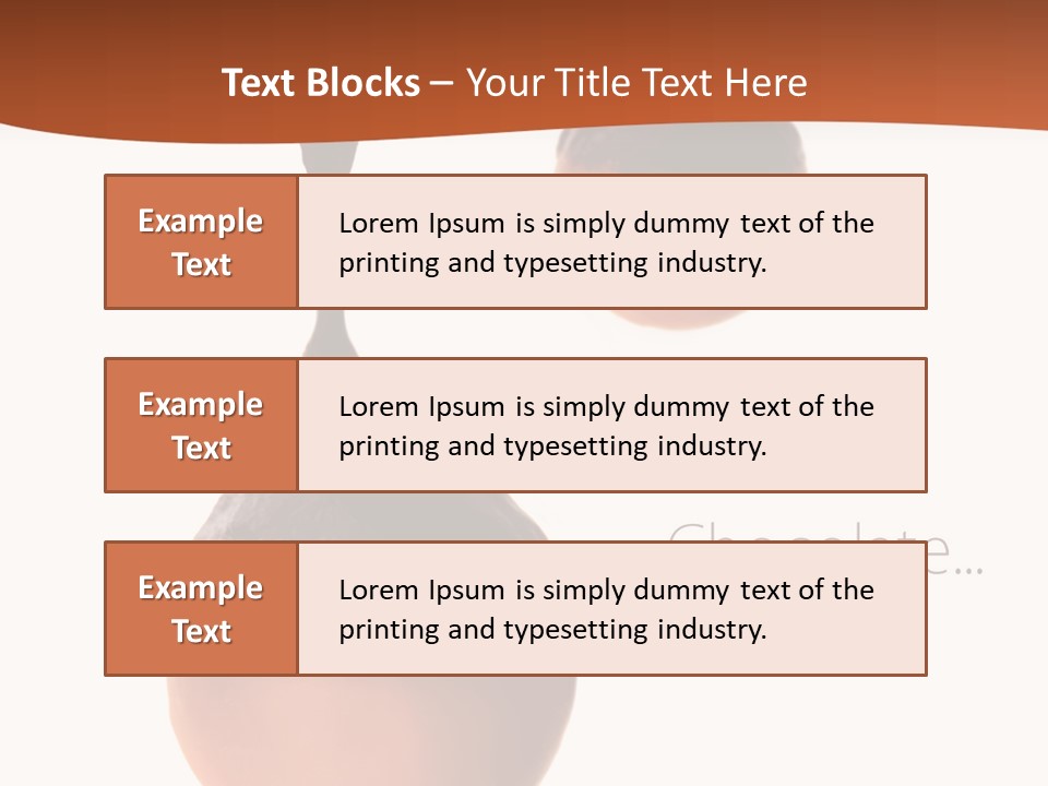 Cocoa Vertical Close PowerPoint Template