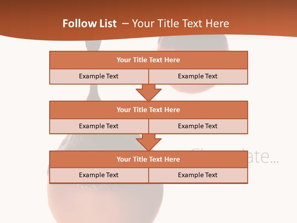 Cocoa Vertical Close PowerPoint Template