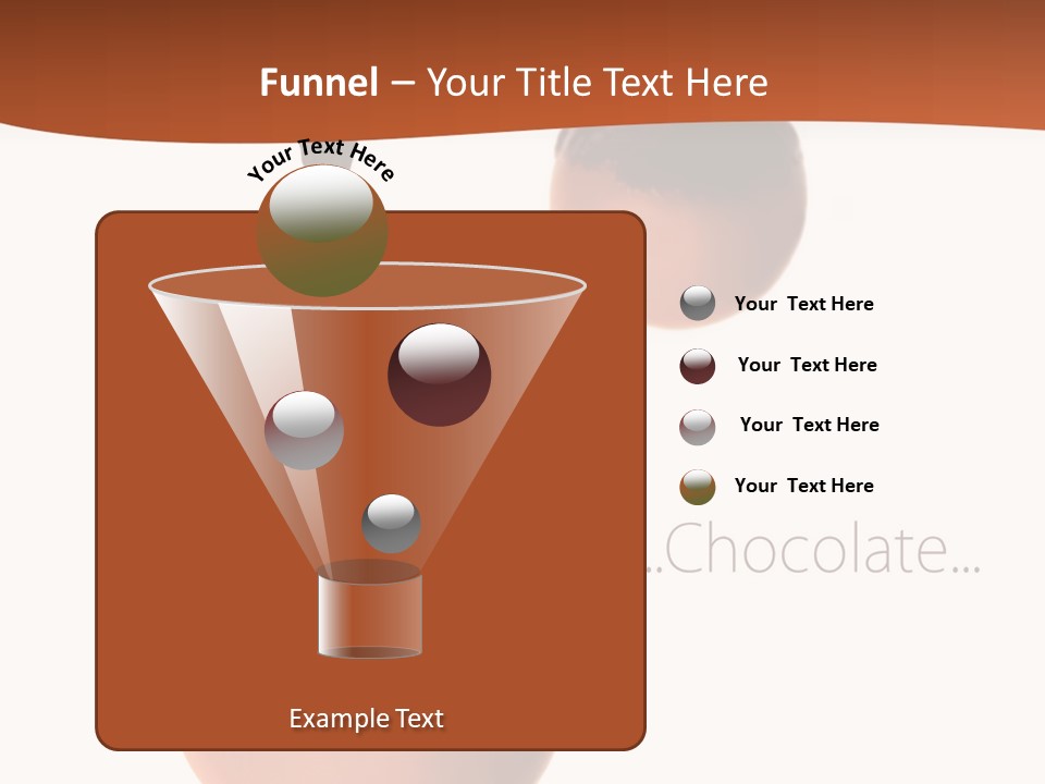 Cocoa Vertical Close PowerPoint Template