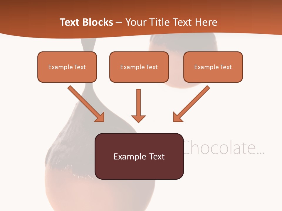 Cocoa Vertical Close PowerPoint Template