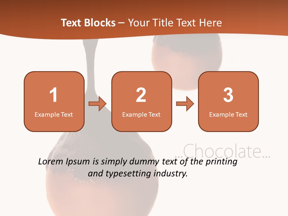 Cocoa Vertical Close PowerPoint Template