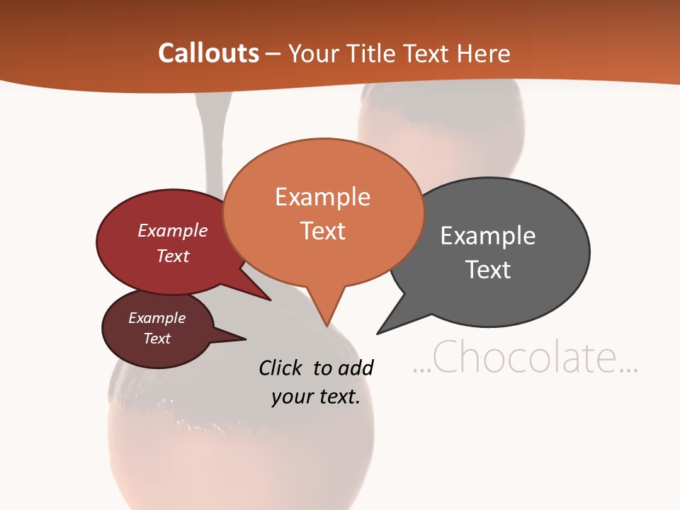 Cocoa Vertical Close PowerPoint Template