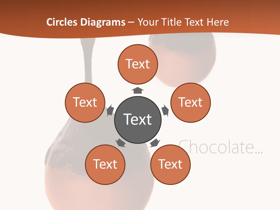 Cocoa Vertical Close PowerPoint Template