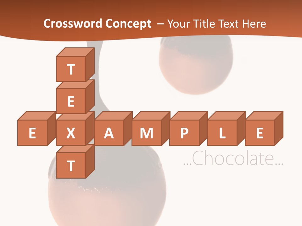 Cocoa Vertical Close PowerPoint Template
