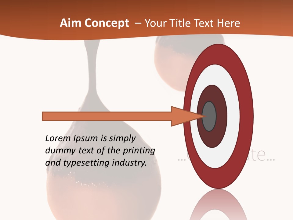 Cocoa Vertical Close PowerPoint Template