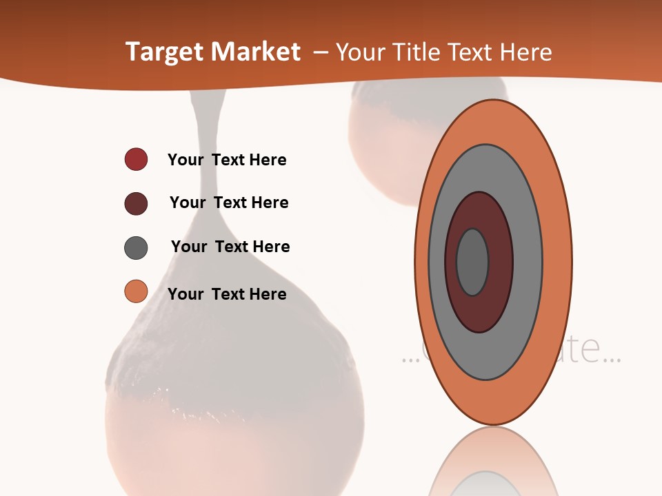 Cocoa Vertical Close PowerPoint Template