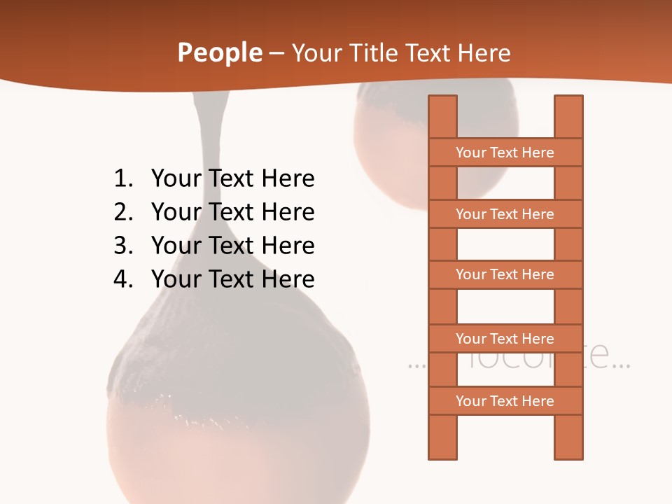 Cocoa Vertical Close PowerPoint Template