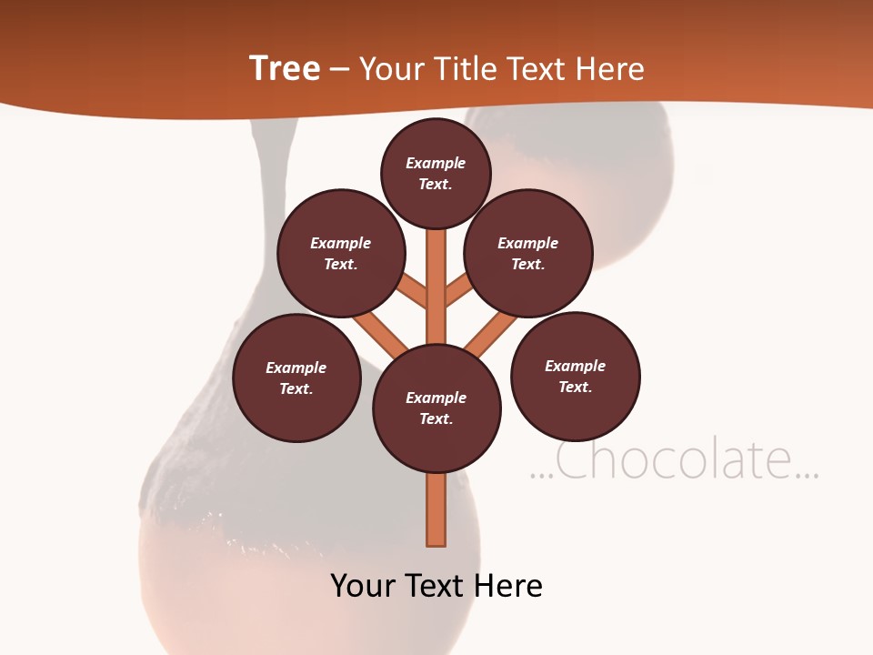 Cocoa Vertical Close PowerPoint Template
