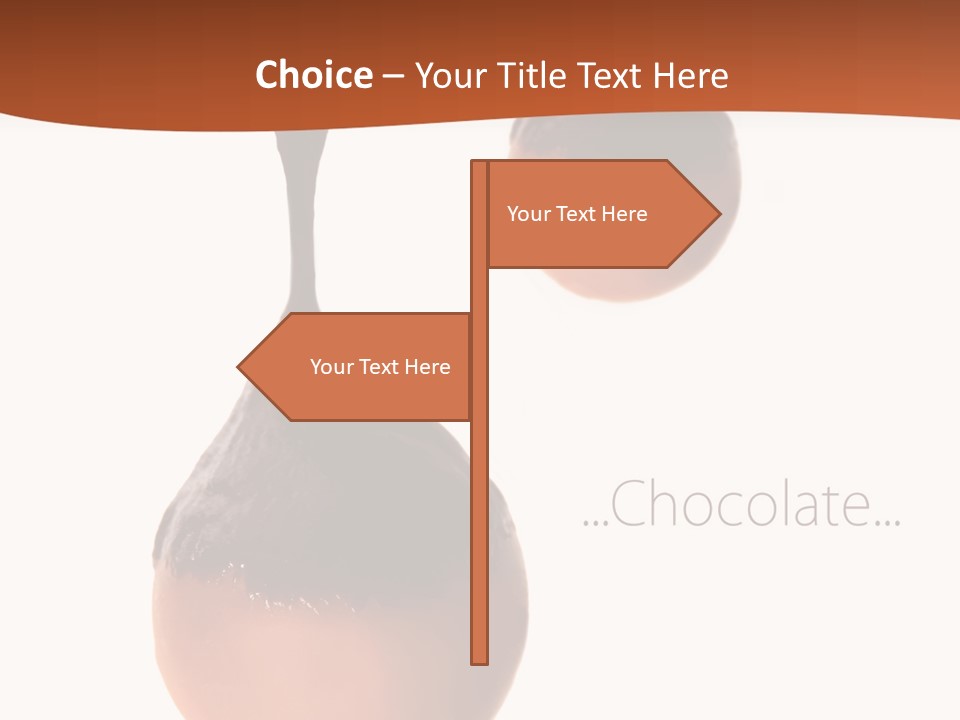 Cocoa Vertical Close PowerPoint Template