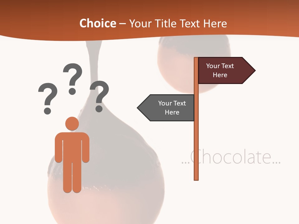Cocoa Vertical Close PowerPoint Template
