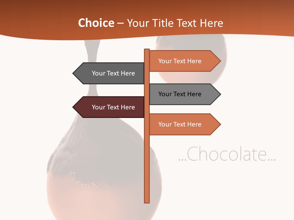 Cocoa Vertical Close PowerPoint Template
