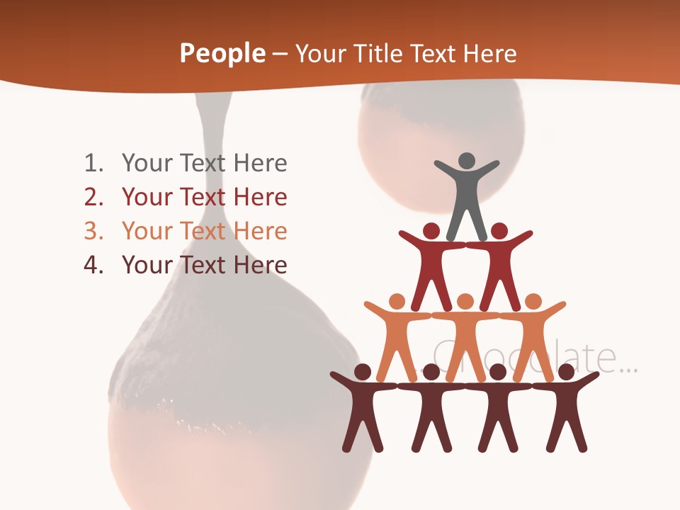 Cocoa Vertical Close PowerPoint Template