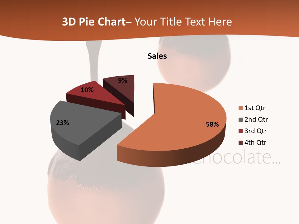 Cocoa Vertical Close PowerPoint Template