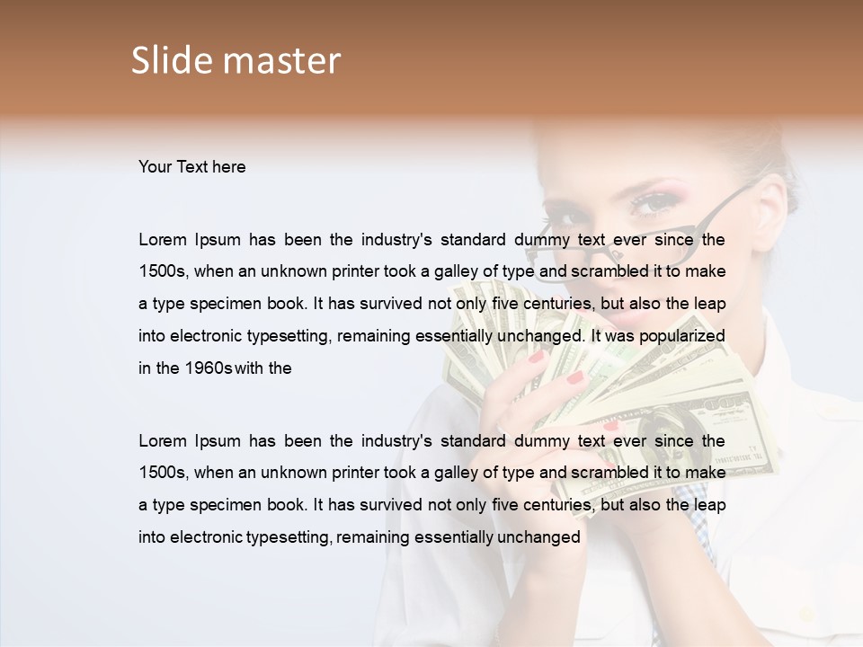 Happy Savings Mortgage PowerPoint Template