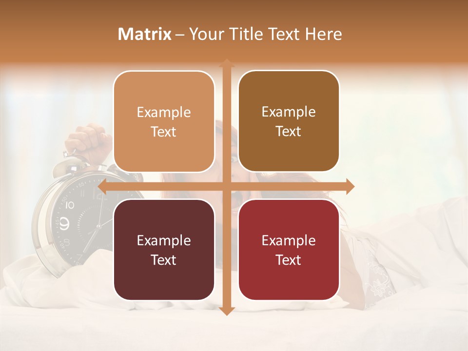 Sadness Bed Morning PowerPoint Template