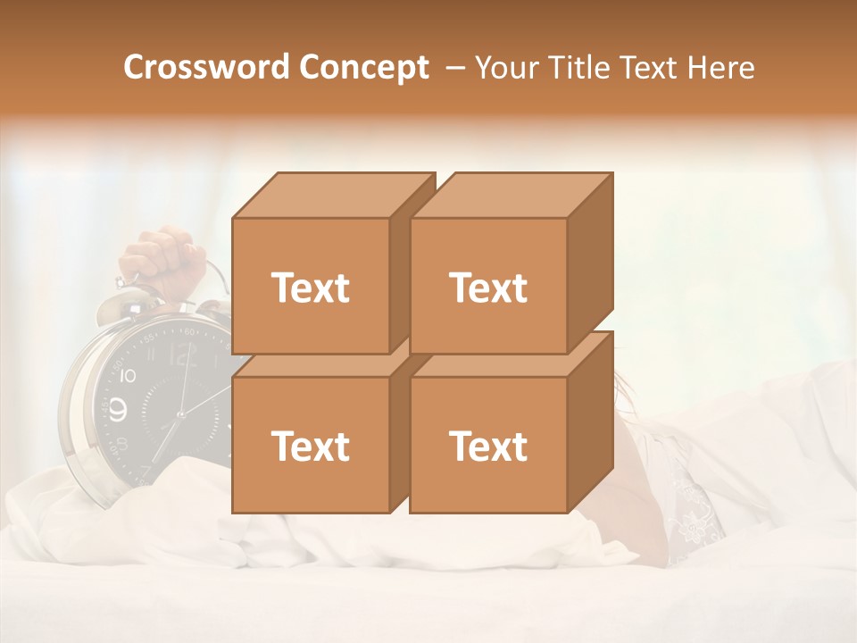 Sadness Bed Morning PowerPoint Template