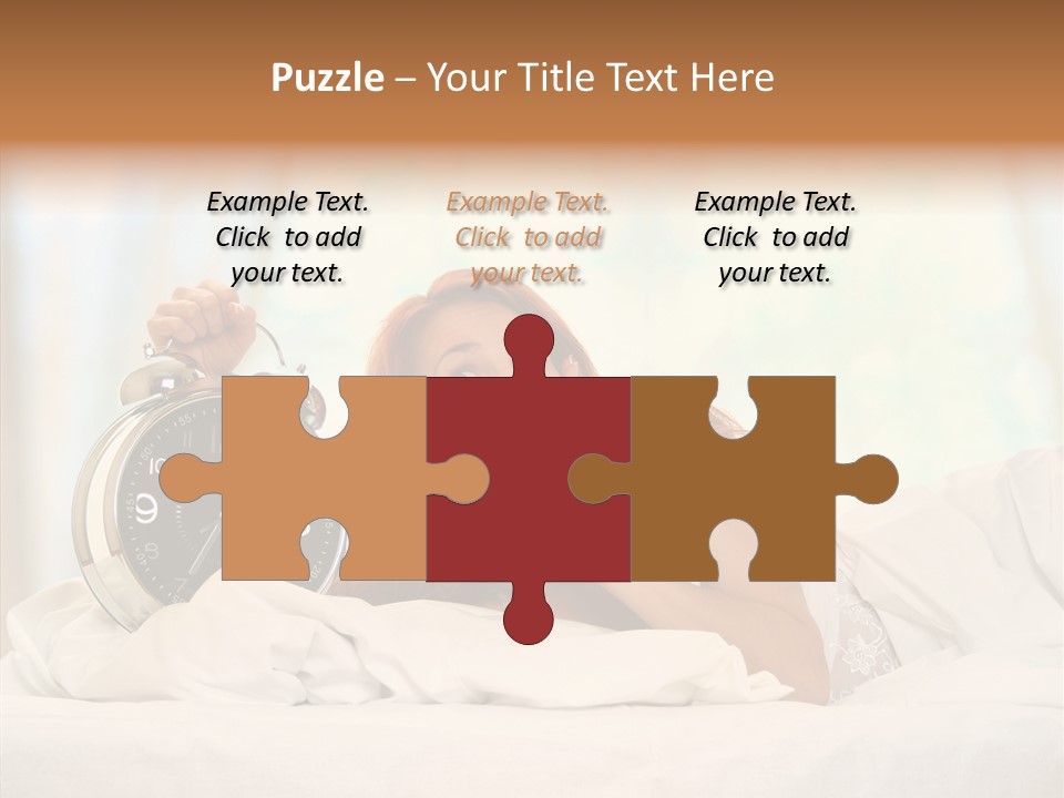 Sadness Bed Morning PowerPoint Template