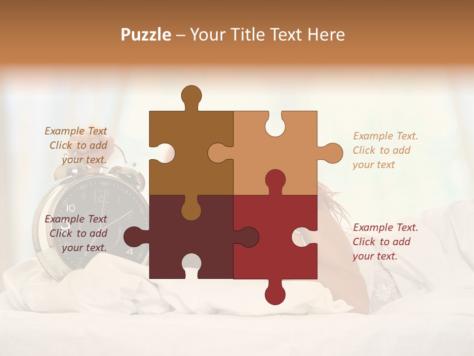 Sadness Bed Morning PowerPoint Template