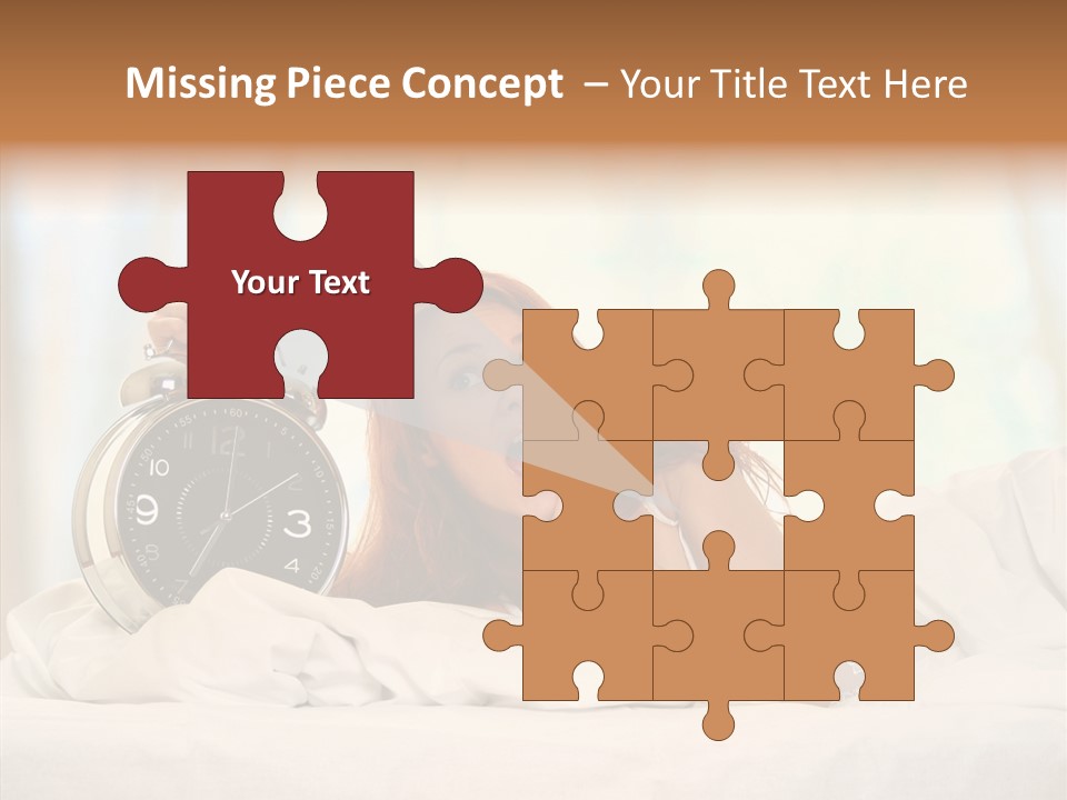 Sadness Bed Morning PowerPoint Template